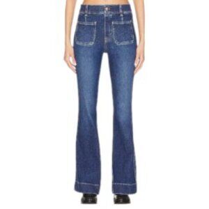 NWT Spanx Patch Pocket Petite Flare Jean 1X